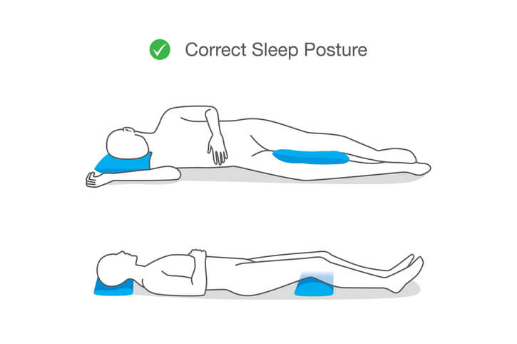 best sleep number for lower back pain